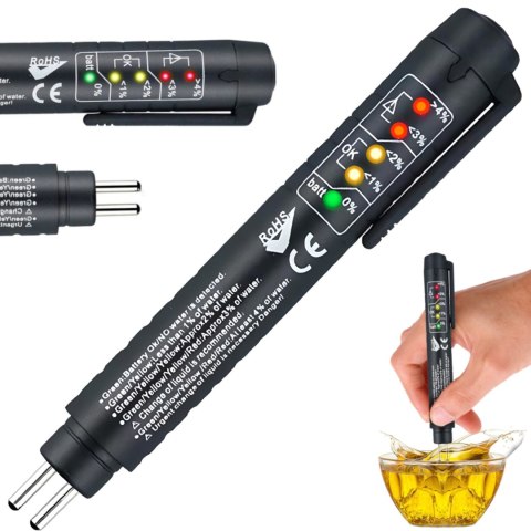 Tester miernik płynu hamulcowego DOT 3/4/5/5.1 LED Tester miernik płynu hamulcowego DOT 3/4/5/5.1 LED