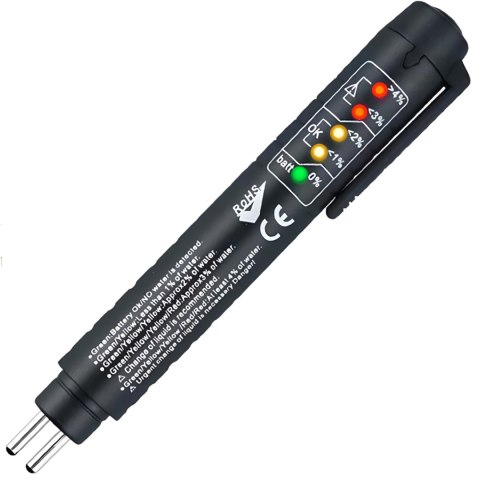 Tester miernik płynu hamulcowego DOT 3/4/5/5.1 LED Tester miernik płynu hamulcowego DOT 3/4/5/5.1 LED