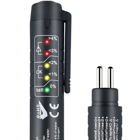 Tester miernik płynu hamulcowego DOT 3/4/5/5.1 LED Tester miernik płynu hamulcowego DOT 3/4/5/5.1 LED