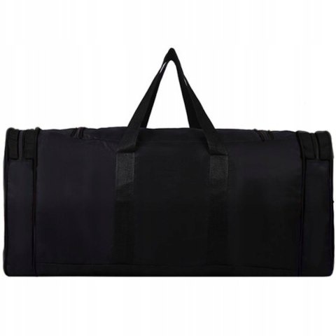 Torba podróżna sportowa na ramię 3 kieszenie - czarna Torba podróżna sportowa na ramię 3 kieszenie - czarna