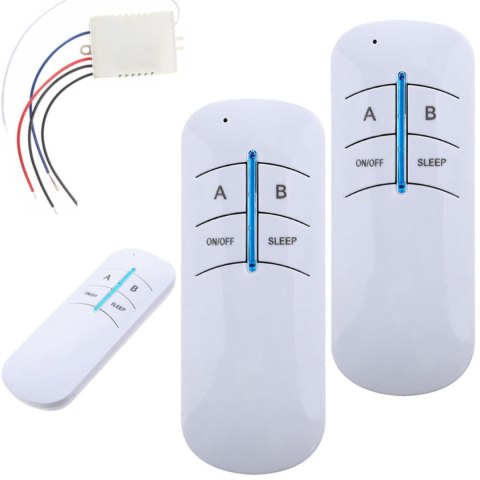Włącznik wyłącznik światła bezprzewodowy na pilot - 2 szt. Włącznik wyłącznik światła bezprzewodowy na pilot - 2 szt.