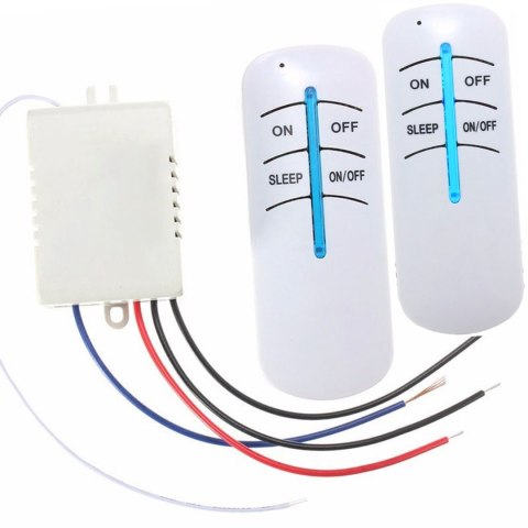 Włącznik wyłącznik światła bezprzewodowy na pilot - 2 szt. Włącznik wyłącznik światła bezprzewodowy na pilot - 2 szt.