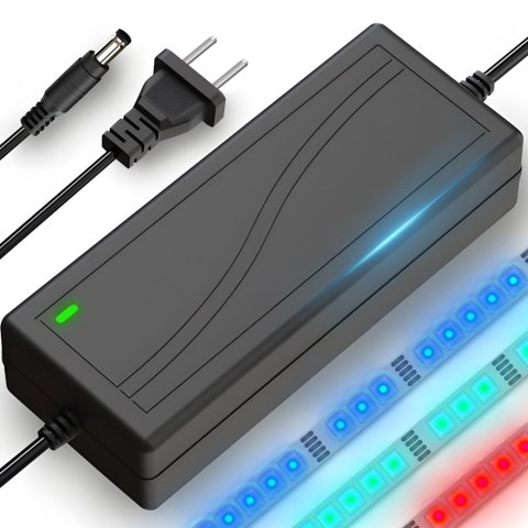 Zasilacz do taśm listew LED RGB kamer 2.1 x 5.5 mm 5A 12 V 60 W Zasilacz do taśm listew LED RGB kamer 2.1 x 5.5 mm 5A 12 V 60 W