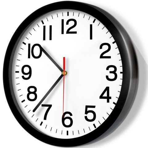 Zegar ścienny klasyczny kwarcowy cichy śr. 20 cm Zegar ścienny klasyczny kwarcowy cichy śr. 20 cm