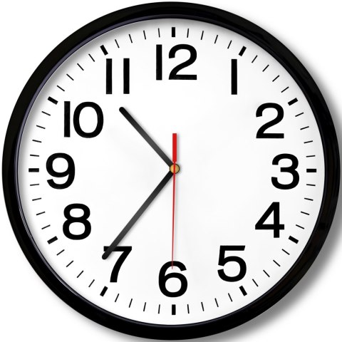 Zegar ścienny klasyczny kwarcowy cichy śr. 20 cm Zegar ścienny klasyczny kwarcowy cichy śr. 20 cm