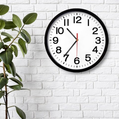 Zegar ścienny klasyczny kwarcowy cichy śr. 20 cm Zegar ścienny klasyczny kwarcowy cichy śr. 20 cm