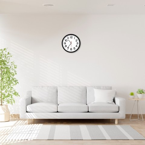 Zegar ścienny klasyczny kwarcowy cichy śr. 20 cm Zegar ścienny klasyczny kwarcowy cichy śr. 20 cm