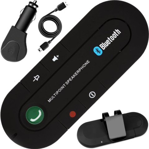 Zestaw głośnomówiący do samochodu z klipsem Bluetooth Zestaw głośnomówiący do samochodu z klipsem Bluetooth
