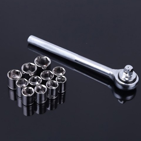 Zestaw kluczy nasadowych nasadek z grzechotką - 40 el. Zestaw kluczy nasadowych nasadek z grzechotką - 40 el.