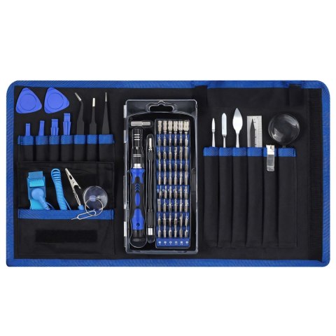 Zestaw wkrętaków śrubokrętów bitów precyzyjnych w etui - 73 el. Zestaw wkrętaków śrubokrętów bitów precyzyjnych w etui - 73 el.