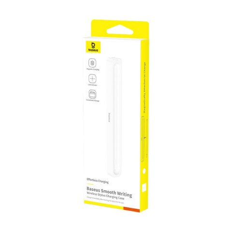 Etui ładujące do rysika Baseus Smooth Writing z kablem USB-C 3A 30cm - białe Etui ładujące do rysika Baseus Smooth Writing z kablem USB-C 3A 30cm - białe