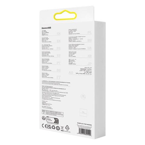 Kabel przewód Explorer z czujnikiem temperatury USB-A USB-C 100W 1m - fioletowy