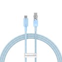 Kabel przewód Explorer z czujnikiem temperatury USB-C 100W 1m - niebieski