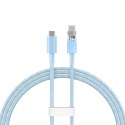 Kabel przewód Explorer z czujnikiem temperatury USB-C 100W 1m - niebieski