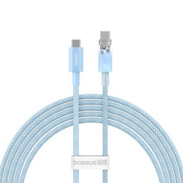 Kabel przewód Explorer z czujnikiem temperatury USB-C 100W 2m - niebieski