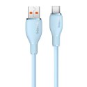 Kabel przewód Pudding USB-A USB-C 100W 2m - niebieski