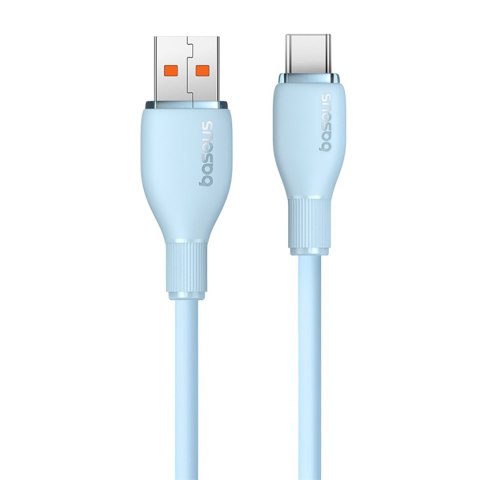 Kabel przewód Pudding USB-A USB-C 100W 2m - niebieski