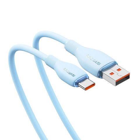 Kabel przewód Pudding USB-A USB-C 100W 2m - niebieski