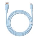 Kabel przewód Pudding USB-A USB-C 100W 2m - niebieski