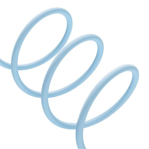 Kabel przewód Pudding USB-A USB-C 100W 2m - niebieski