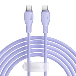 Kabel przewód Pudding USB-C 100W 2m - fioletowy