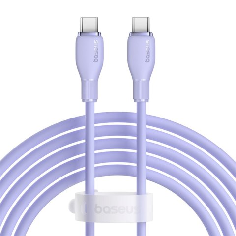 Kabel przewód Pudding USB-C 100W 2m - fioletowy