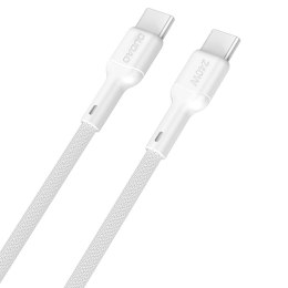 Kabel przewód USB-C PD 240W 1.2m - biały