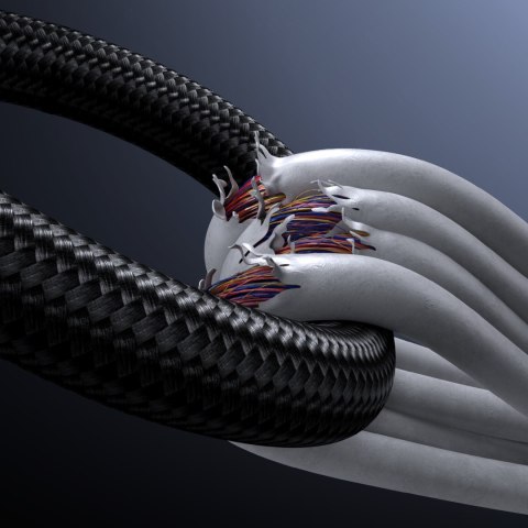 Kabel przewód z wyświetlaczem USB-C - iPhone Lightning 30W 1.2m - czarny