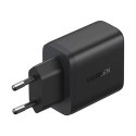 Ładowarka sieciowa X227 GaN USB-A USB-C 20W - czarna