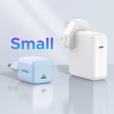 Ładowarka sieciowa X512 GaN USB-C 20W - niebieska