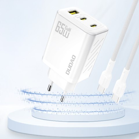 Ładowarka sieciowa A29 GaN USB-C USB-A 65W - biała