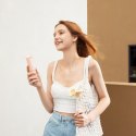 Mini wentylator wiatrak przenośny z funkcją powerbanka latarką USB-A USB-C 2000mAh - różowy Mini wentylator wiatrak przenośny z funkcją powerbanka latarką USB-A USB-C 2000mAh - różowy
