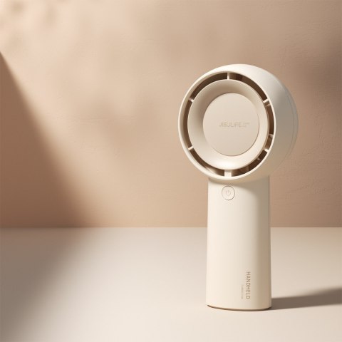 Mini wiatrak wentylator przenośny USB-C 4000mAh - beżowy Mini wiatrak wentylator przenośny USB-C 4000mAh - beżowy