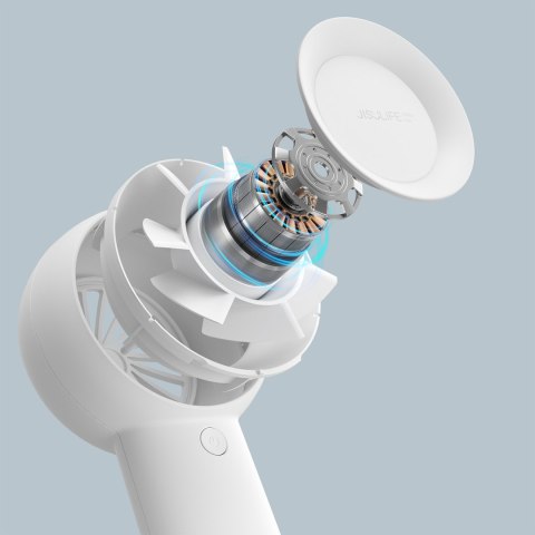 Mini wiatrak wentylator przenośny USB-C 4000mAh - biały Mini wiatrak wentylator przenośny USB-C 4000mAh - biały