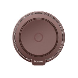 Ring uchwyt pierścień magnetyczny do smartfona z funkcją podstawki - czerwonozłoty