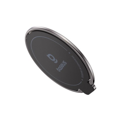 Ring uchwyt pierścień magnetyczny do smartfona z funkcją podstawki - tytanowy Ring uchwyt pierścień magnetyczny do smartfona z funkcją podstawki - tytanowy