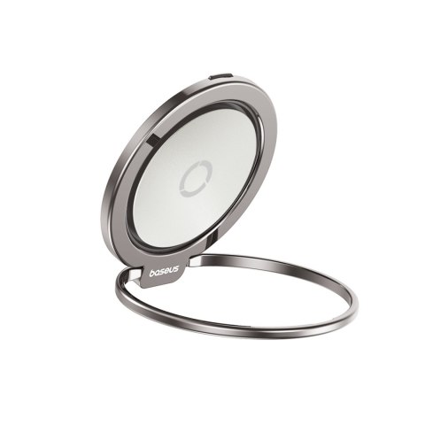 Ring uchwyt pierścień magnetyczny do smartfona z funkcją podstawki - tytanowy Ring uchwyt pierścień magnetyczny do smartfona z funkcją podstawki - tytanowy