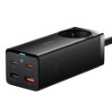 Stacja ładująca przedłużacz GaN3 USB-C USB-A gniazdo EU z kablem USB-C 100W 1m