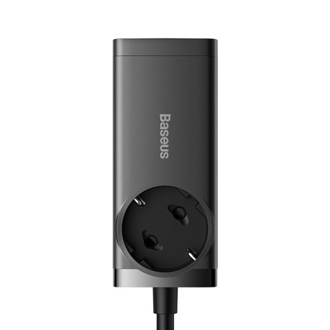 Stacja ładująca przedłużacz GaN3 USB-C USB-A gniazdo EU z kablem USB-C 100W 1m Stacja ładująca przedłużacz GaN3 USB-C USB-A gniazdo EU z kablem USB-C 100W 1m