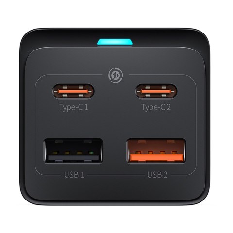 Stacja ładująca przedłużacz GaN3 USB-C USB-A gniazdo EU z kablem USB-C 100W 1m Stacja ładująca przedłużacz GaN3 USB-C USB-A gniazdo EU z kablem USB-C 100W 1m