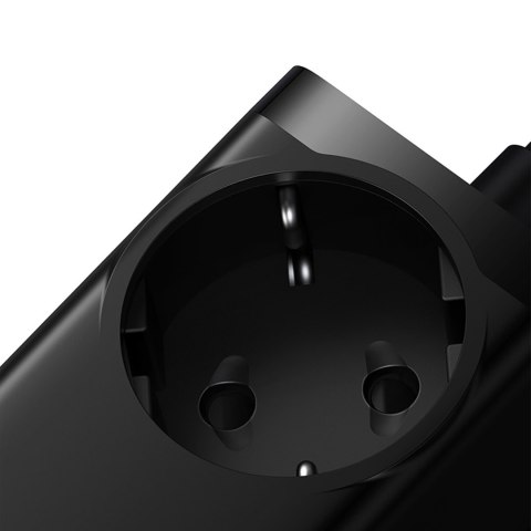 Stacja ładująca przedłużacz GaN3 USB-C USB-A gniazdo EU z kablem USB-C 100W 1m Stacja ładująca przedłużacz GaN3 USB-C USB-A gniazdo EU z kablem USB-C 100W 1m