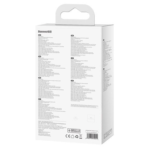 Stacja ładująca przedłużacz GaN3 USB-C USB-A gniazdo EU z kablem USB-C 100W 1m Stacja ładująca przedłużacz GaN3 USB-C USB-A gniazdo EU z kablem USB-C 100W 1m