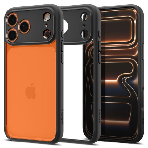 Etui case plecki na iPhone 17 Pro Max Ultra Hybrid - czarny mat Etui case plecki na iPhone 17 Pro Max Ultra Hybrid - czarny mat