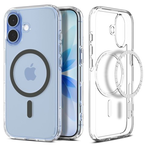 Etui pokrowiec na iPhone 17 Ultra Hybrid MagSafe - przezroczysto-szare