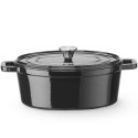 Garnek żeliwny emaliowany owalny 4.4 l 365x290x115 mm