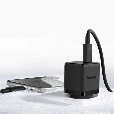 Ładowarka sieciowa Palm 1C 20W z kablem USB-C 60W 1m - czarna