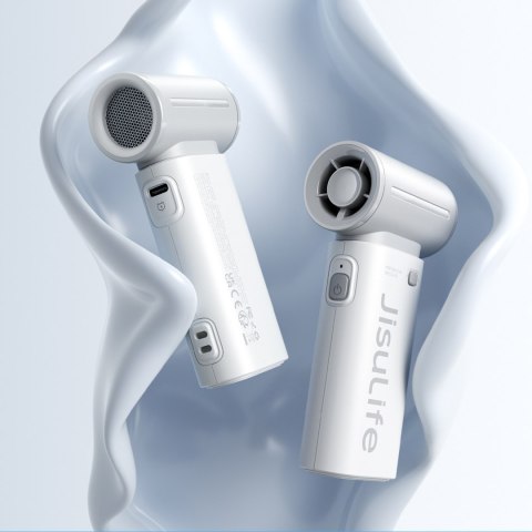 Mini dmuchawa wiatrak wentylator przenośny USB-C 5000mAh - szary Mini dmuchawa wiatrak wentylator przenośny USB-C 5000mAh - szary