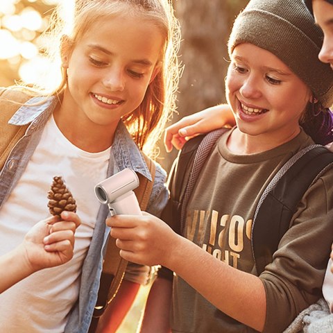 Mini dmuchawa wiatrak wentylator przenośny USB-C 5000mAh - szary Mini dmuchawa wiatrak wentylator przenośny USB-C 5000mAh - szary