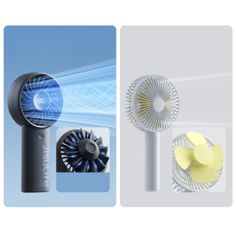 Mini wentylator wiatraczek ręczny USB-C 3600mAh - czarny Mini wentylator wiatraczek ręczny USB-C 3600mAh - czarny