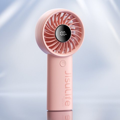 Mini wentylator wiatraczek ręczny USB-C 3600mAh - różowy Mini wentylator wiatraczek ręczny USB-C 3600mAh - różowy